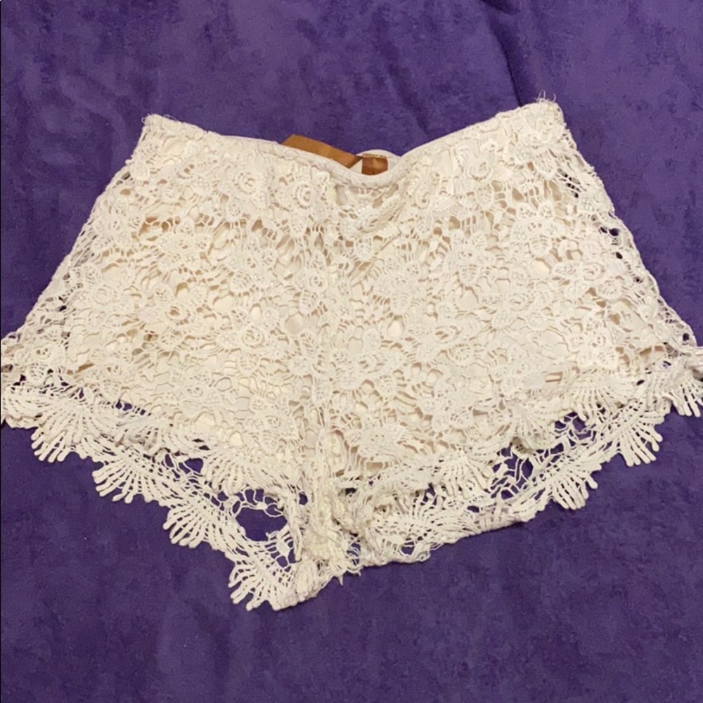 Lace shorts
